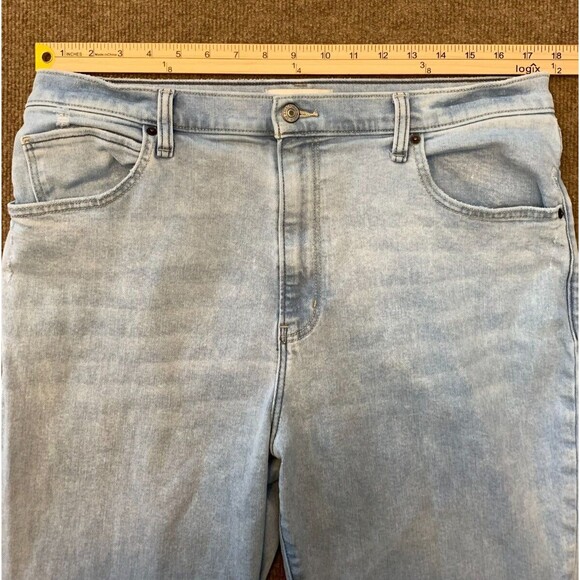 Abercrombie & Fitch Flare Jeans Womens 16 Ultra High Rise Bootcut Stretch Denim - Picture 4 of 9